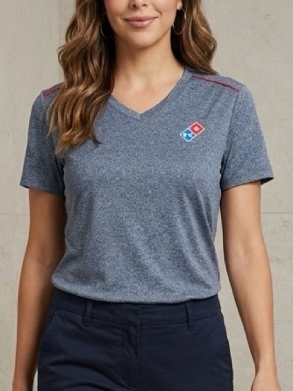 Domino’s gearV-Neck Short Sleeve Tee